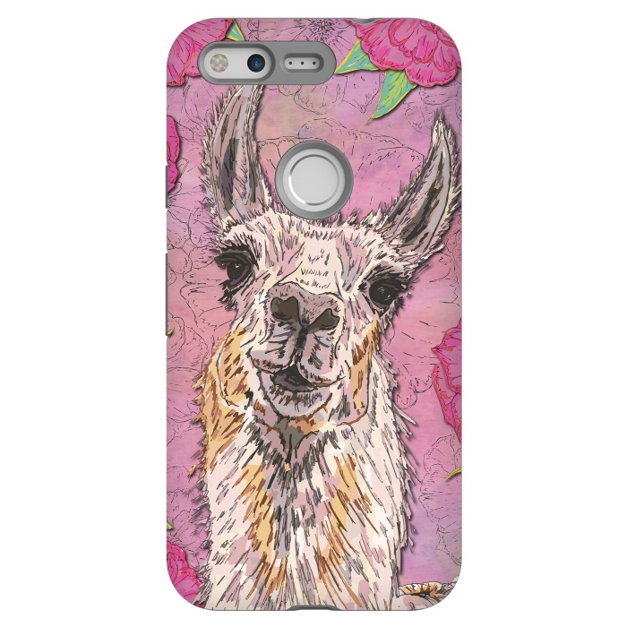 Pixel StrongFit Perfectly Pink Llama by Lotti Brown