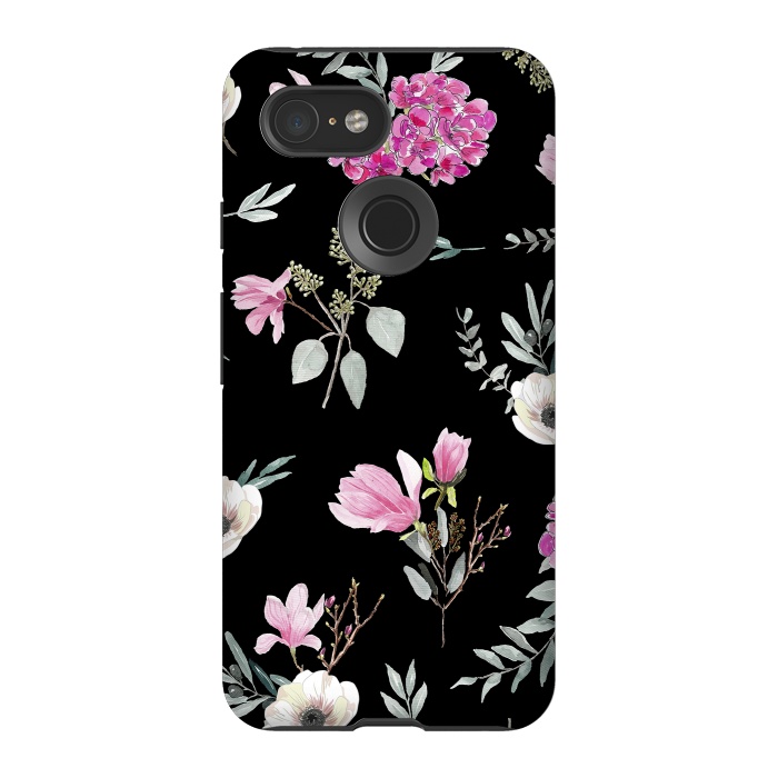 Pixel 3 StrongFit Magnolias, eucalyptus and anemones by Anis Illustration