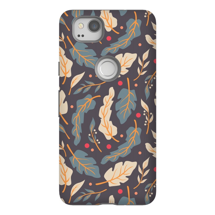 Pixel 2 StrongFit Vintage Floral Pattern 006 by Jelena Obradovic