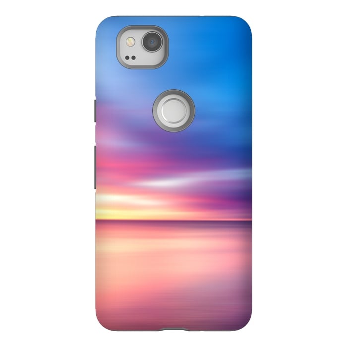 Pixel 2 StrongFit Abstract Sunset V by Art Design Works