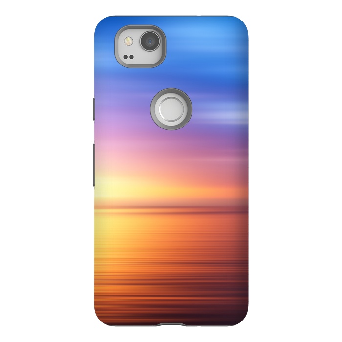 Pixel 2 StrongFit Abstract Sunset IV by Art Design Works