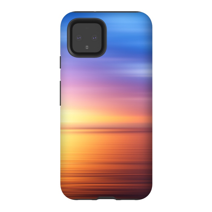 Pixel 4 StrongFit Abstract Sunset IV by Art Design Works