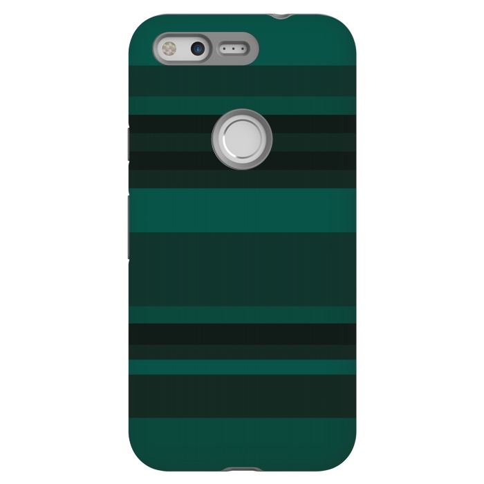 Pixel StrongFit Green Stripes by Dhruv Narelia
