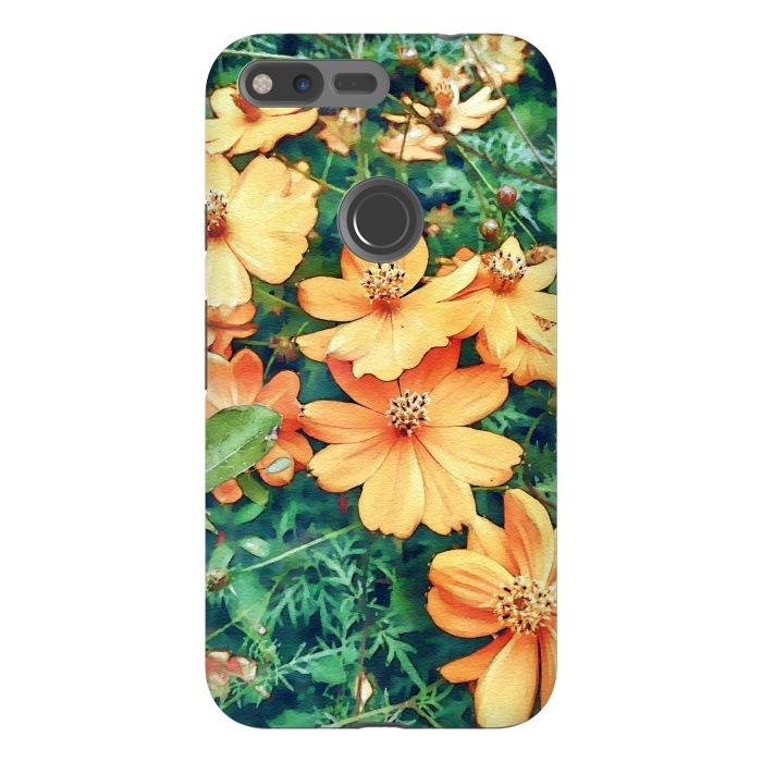 Pixel XL StrongFit Floral Garden by Creativeaxle