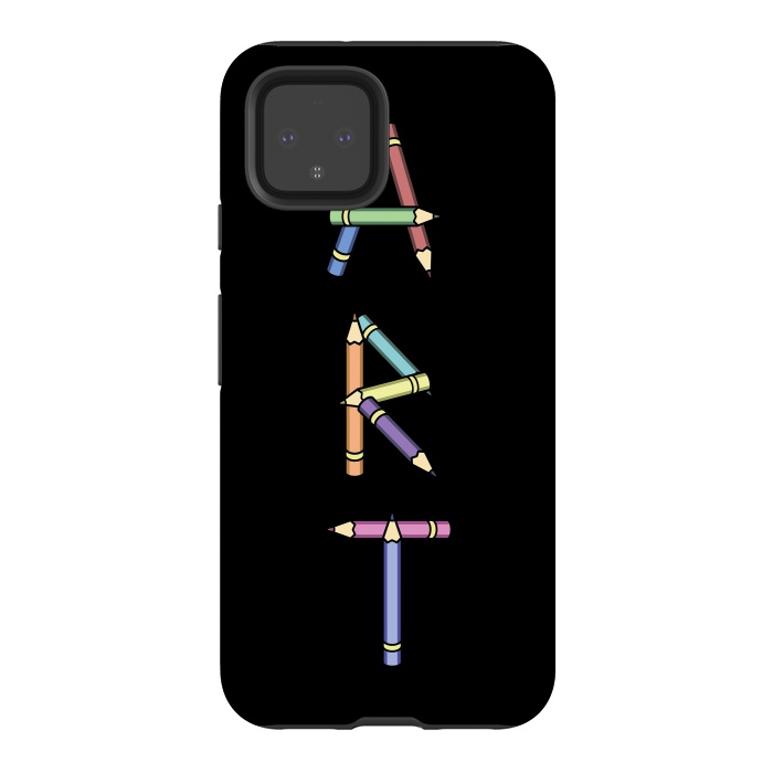 Pixel 4 StrongFit Art by Laura Nagel