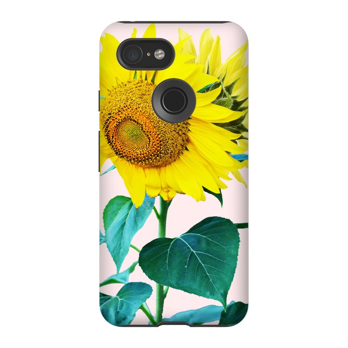 Pixel 3 StrongFit Sun Flowers by Uma Prabhakar Gokhale