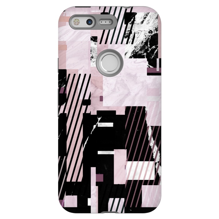 Pixel StrongFit Modern pastel geometric marble composition by Oana 