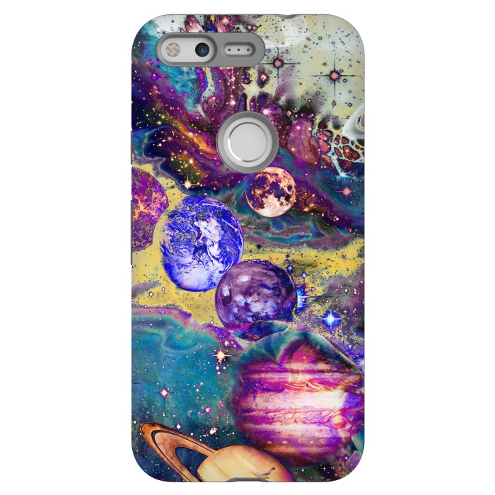 Pixel StrongFit Psychedelic vibrant space explosion by Oana 