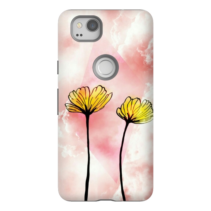 Pixel 2 StrongFit Yellow flowers by CAS