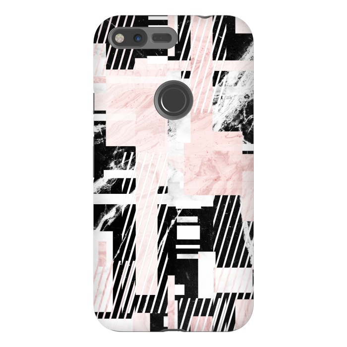 Pixel XL StrongFit Modern geometric marble composition by Oana 