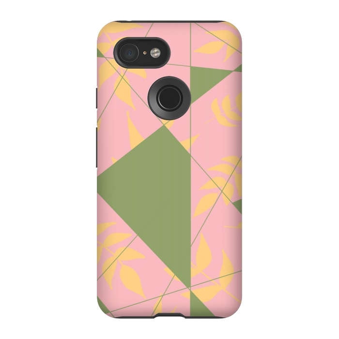 Pixel 3 StrongFit Cute leaves by CAS