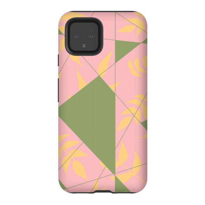 Pixel 4 StrongFit Cute leaves by CAS