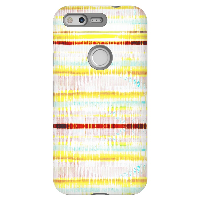 Pixel StrongFit Ethnic vibrant stripes brushstrokes by Oana 