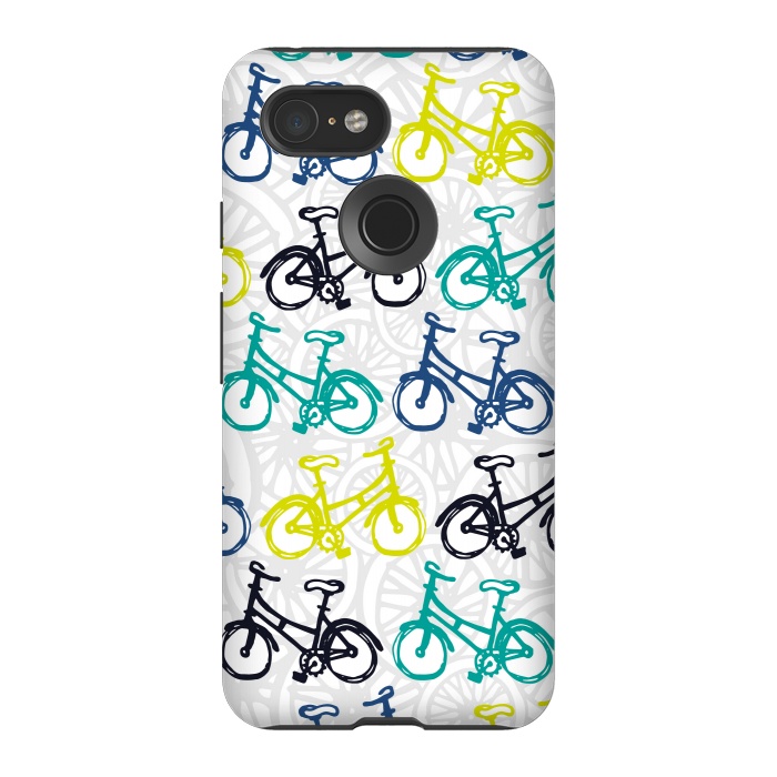 Pixel 3 StrongFit Whimsical Wheelies by Shelley Schmidt