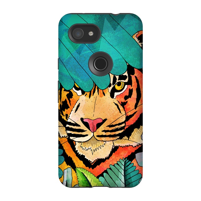 Pixel 3A StrongFit Jungle tiger hunter by Steve Wade (Swade)