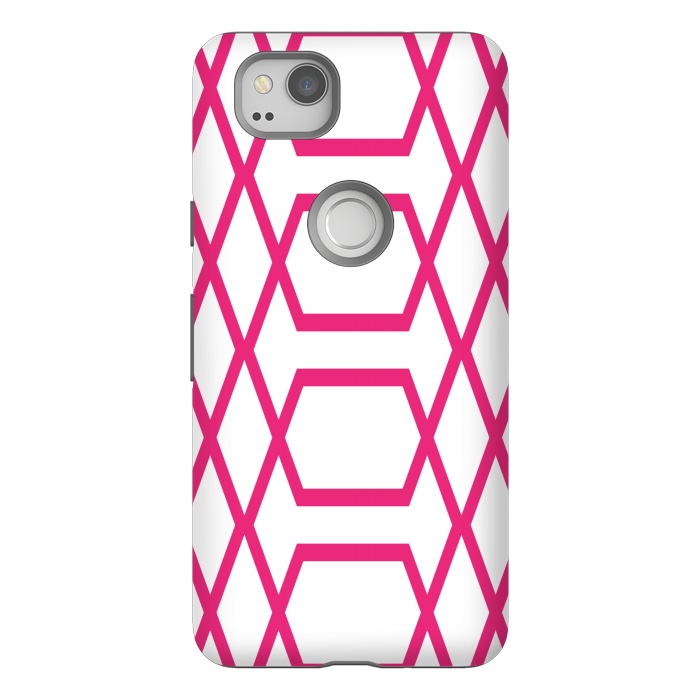 Pixel 2 StrongFit Pink Graphic by Martina