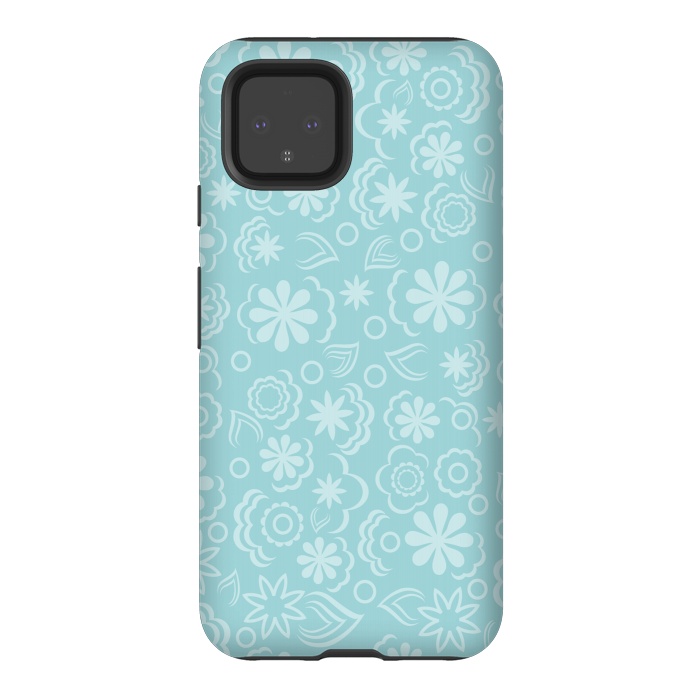 Pixel 4 StrongFit Blue Lace by Martina