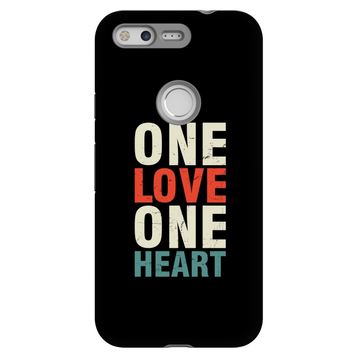Pixel StrongFit one love one heart by TMSarts