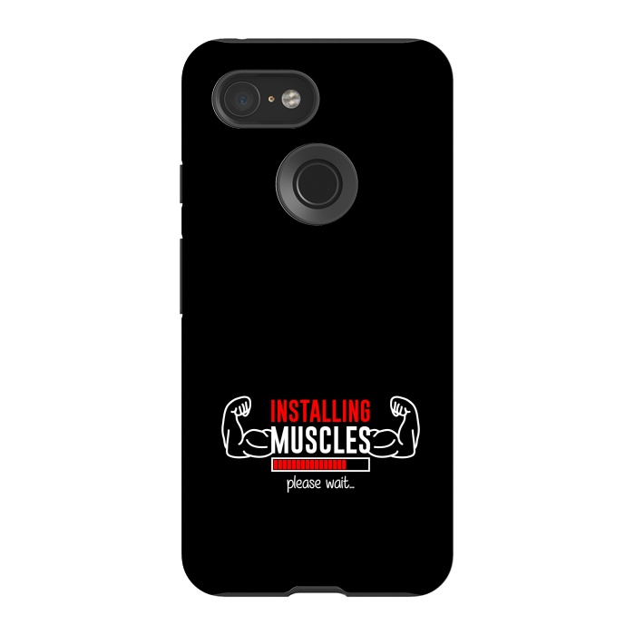 Pixel 3 StrongFit installing muscles  by TMSarts