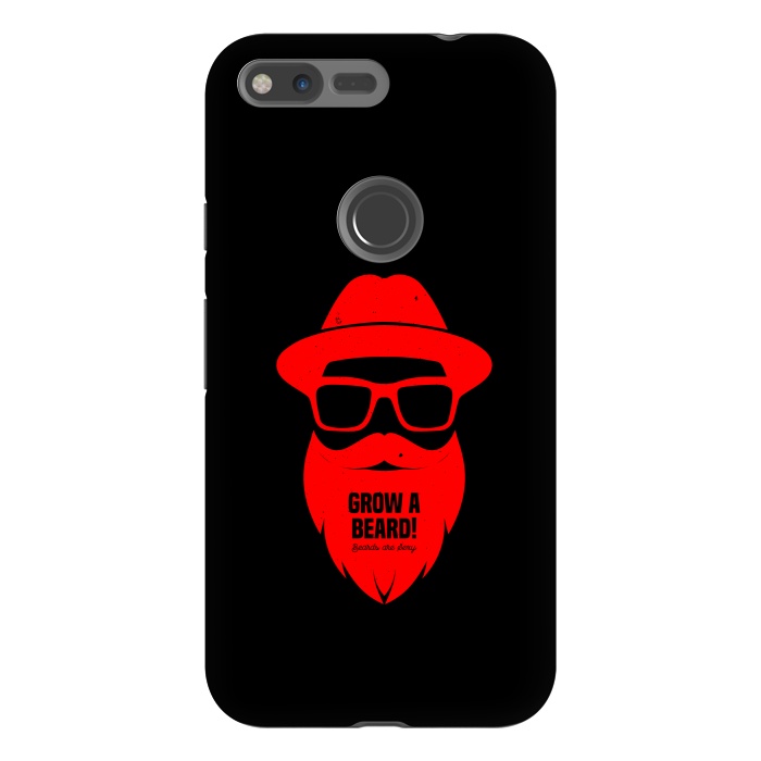 Pixel XL StrongFit beard on red by TMSarts