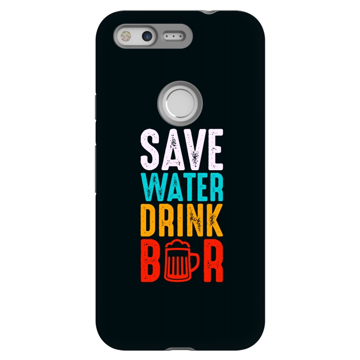 Pixel StrongFit save water drink beer by TMSarts