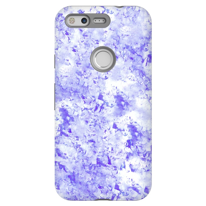 Pixel StrongFit Light Blue Marble by Ashley Camille