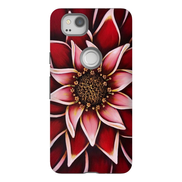 Pixel 2 StrongFit Valentine Dahlia by Denise Cassidy Wood