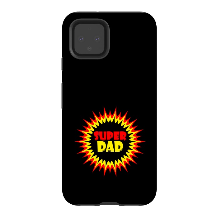 Pixel 4 StrongFit super dad sign by TMSarts