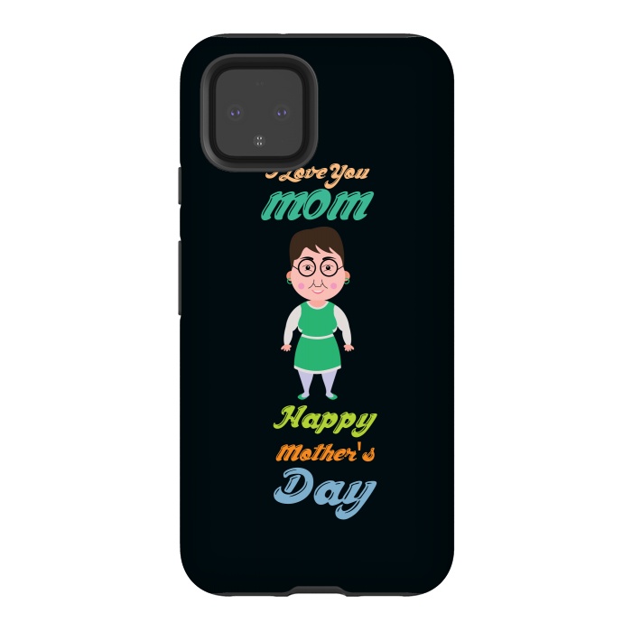 Pixel 4 StrongFit cartoon mom by TMSarts
