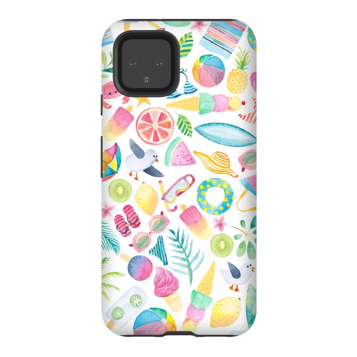 Pixel 4 StrongFit Ditzy Summer Extravaganza by gingerlique