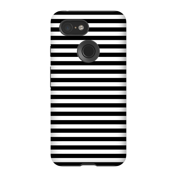 Pixel 3 StrongFit black white horizontal  by TMSarts