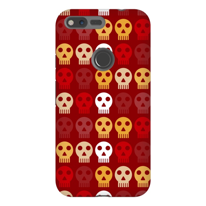 Pixel XL StrongFit red seamless skull by TMSarts