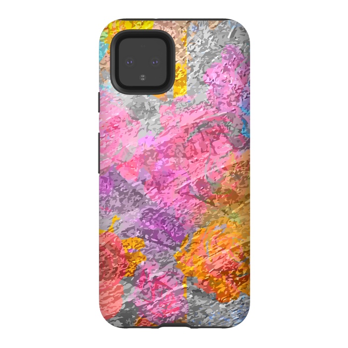 Pixel 4 StrongFit Abstract Colors by Bledi