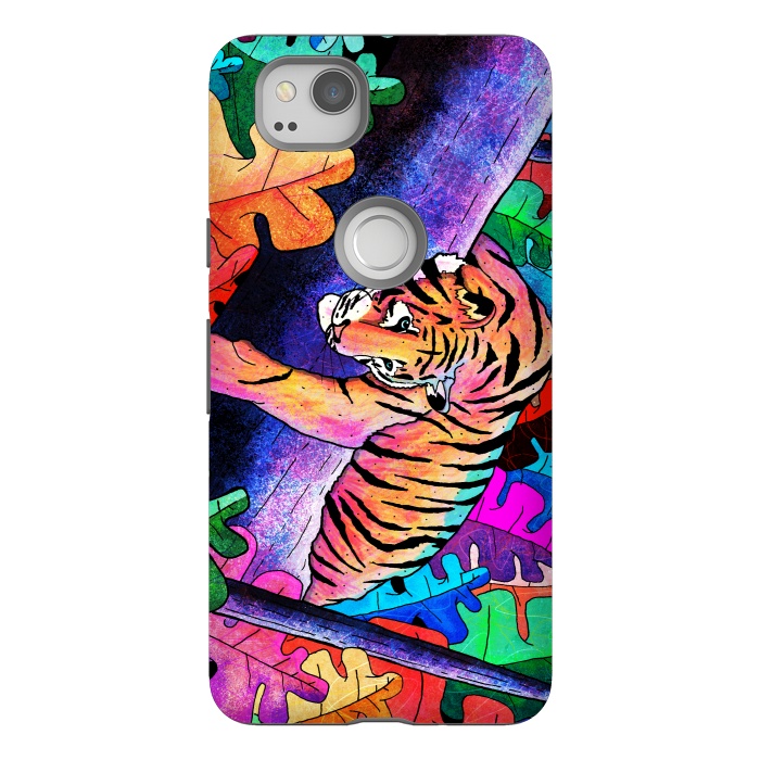 Pixel 2 StrongFit The lazy tiger by Steve Wade (Swade)