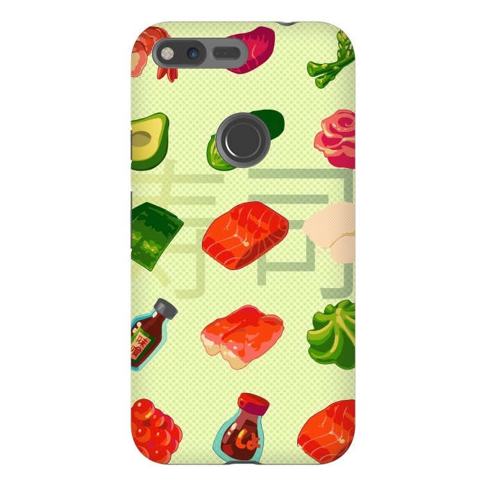 Pixel XL StrongFit Sushi Pattern by Carlos Maciel