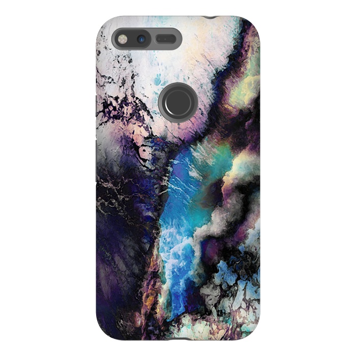Pixel XL StrongFit Abstract marble art by Oana 