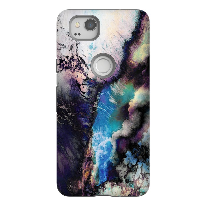 Pixel 2 StrongFit Abstract marble art by Oana 