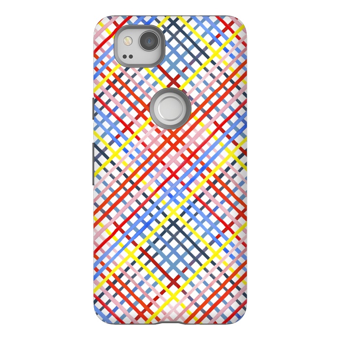 Pixel 2 StrongFit Gingham Vichy Multicolored by Ninola Design