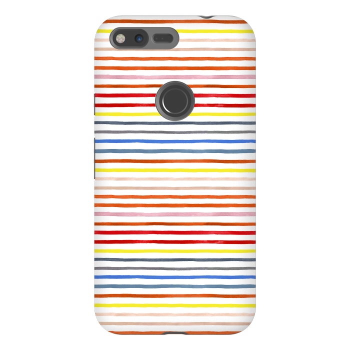 Pixel XL StrongFit Marker Summer Color Stripes by Ninola Design