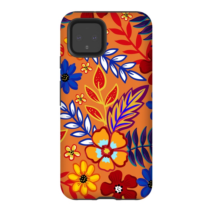 Pixel 4 StrongFit Flowers In The Tropics by ArtsCase