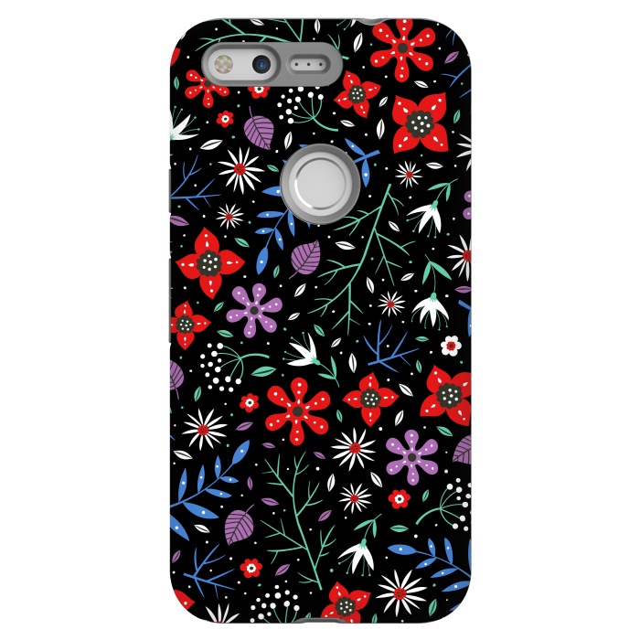 Pixel StrongFit Small Flower Patterns by ArtsCase
