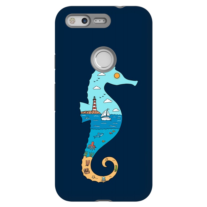 Pixel StrongFit SeahorseNature by Coffee Man