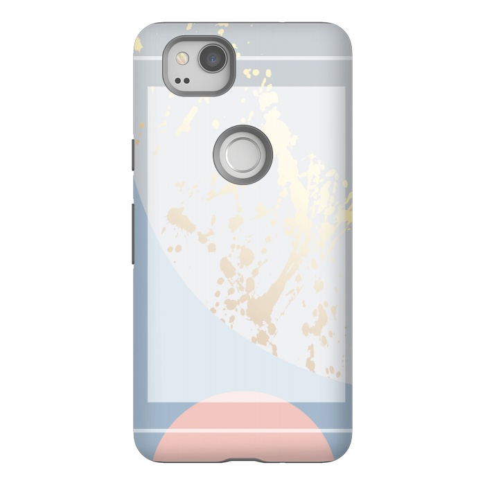 Pixel 2 StrongFit Pastel Colors In Marbling by ArtsCase