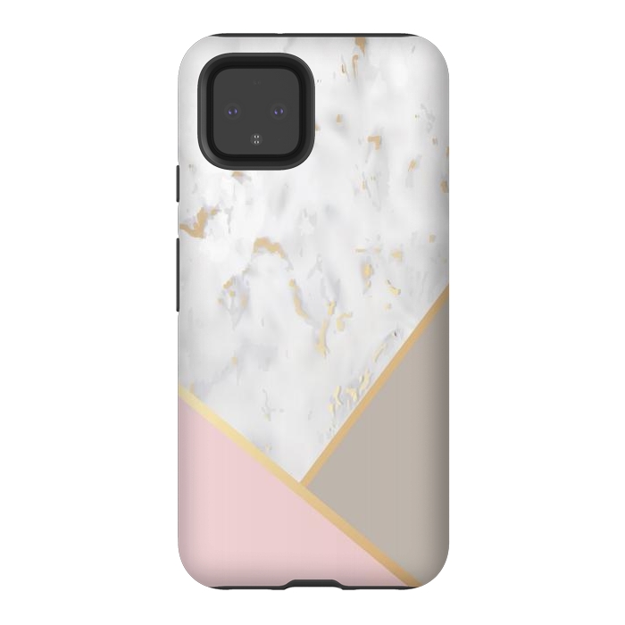 Pixel 4 StrongFit Marble Geometry 0011 by ArtsCase