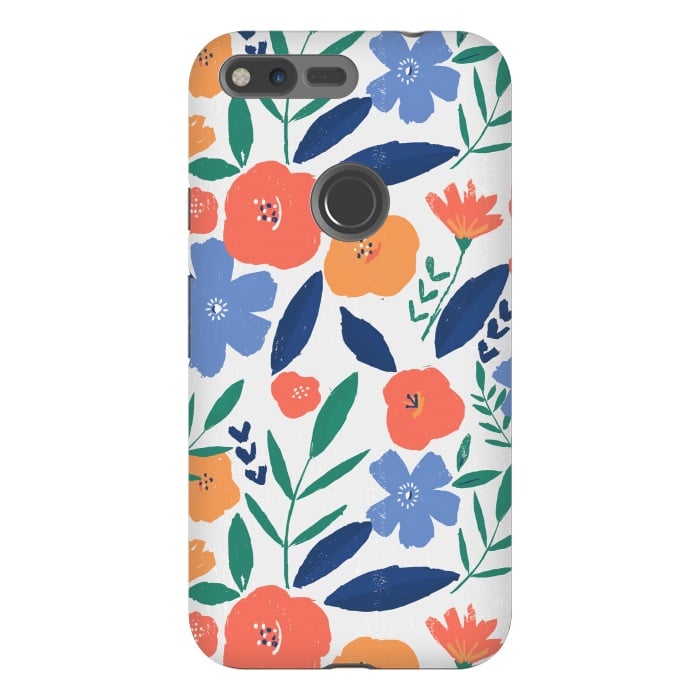 Pixel XL StrongFit bold minimal flower pattern by lauradidthis