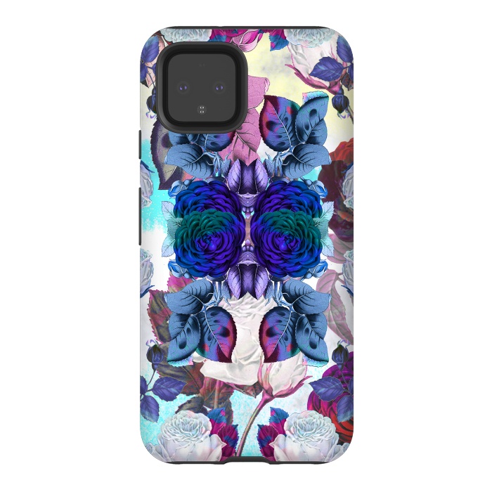 Pixel 4 StrongFit Blue roses by Oana 