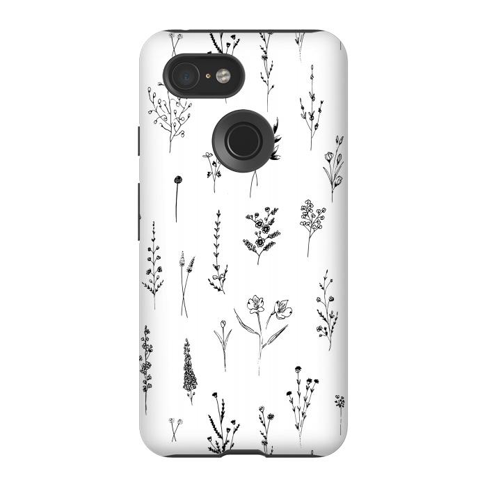 Pixel 3 StrongFit Wildflowers by Anis Illustration