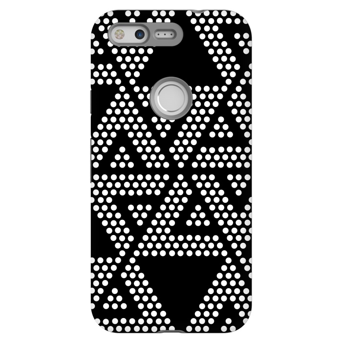 Pixel StrongFit polka dots triangles by TMSarts