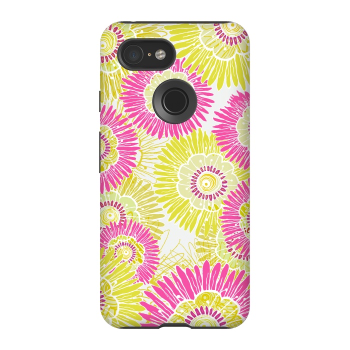 Pixel 3 StrongFit Flower Power  by Rose Halsey