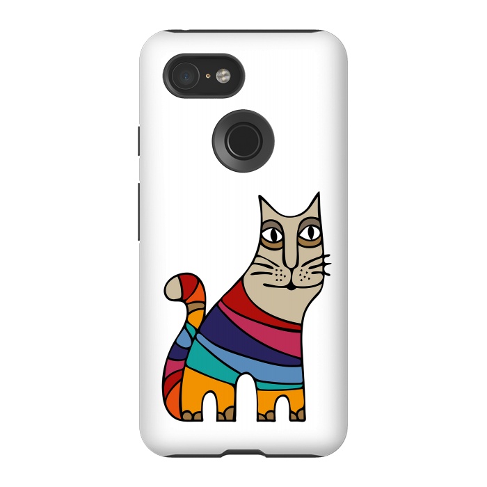 Pixel 3 StrongFit Magic Cat I by Majoih